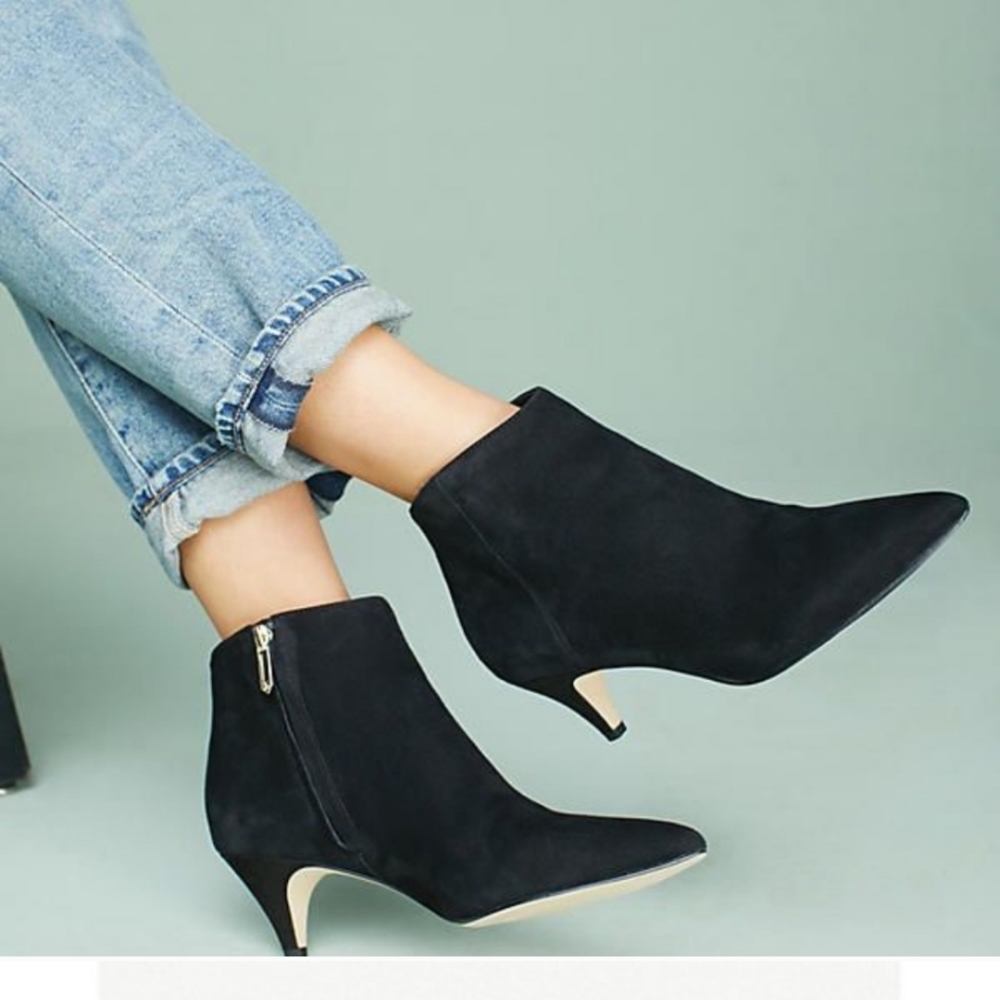 Sam Edelman Kinzey Black Suede Boots